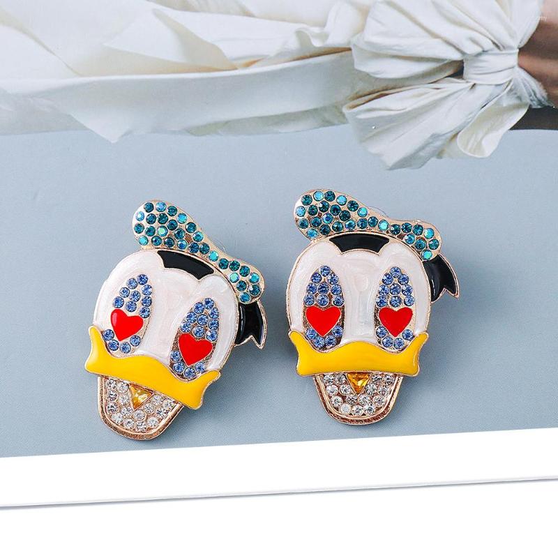 Dangle Earrings Cute Cartoon Stud Personality Creative Animation Alloy Diamond Ladies Fashion Party Gifts Wedding Jewelry
Dangle Earrings Cute Cartoon Stud Personality Creative Animation Alloy Diamond Ladies Fashion Party Gifts Wedding Jewelry