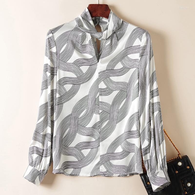Women' Blouses 2023 Spring Autumn Women' Shirt Long Sleeve Elegant Fashion Shirts For Women Vintage Print Tops Real Silk Woman Blouse, Coffee
Women' Blouses 2023 Spring Autumn Women' Shirt Long Sleeve Elegant Fashion Shirts For Women Vintage Print Tops Real Silk Woman Blouse, Coffee
