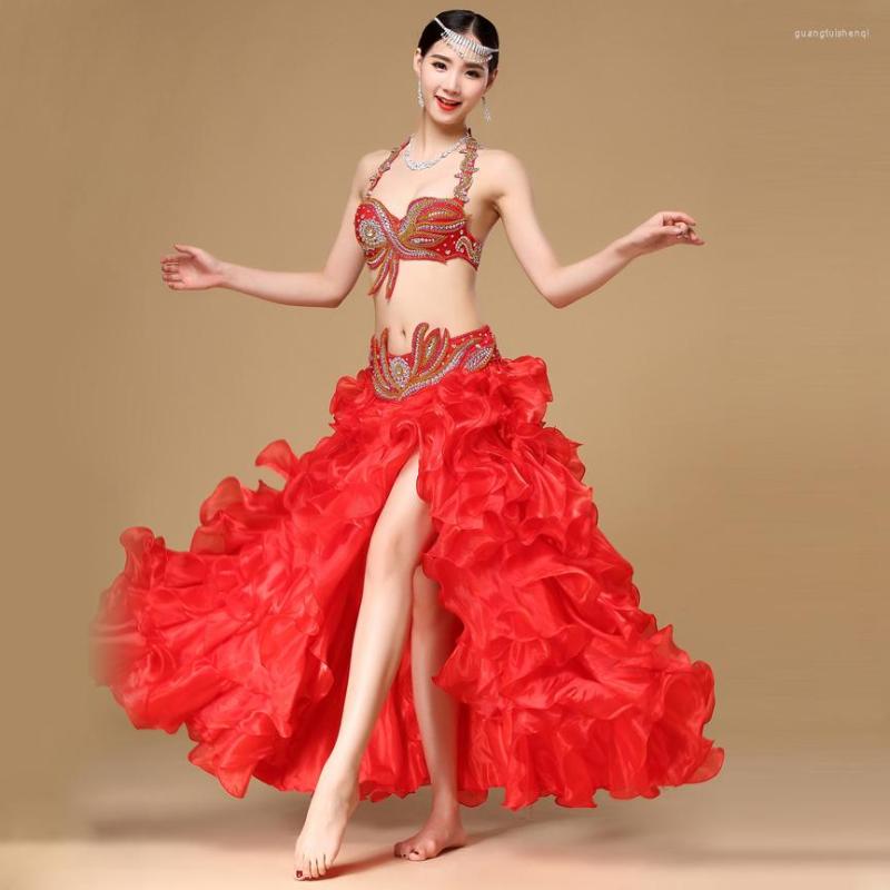 Stage Wear Performance 2023 Egyptian Belly Dancing Oriental Dance Outfits 3pcs (Bra Belt Skirt) Costume Set, Red
Stage Wear Performance 2023 Egyptian Belly Dancing Oriental Dance Outfits 3pcs (Bra Belt Skirt) Costume Set, Red