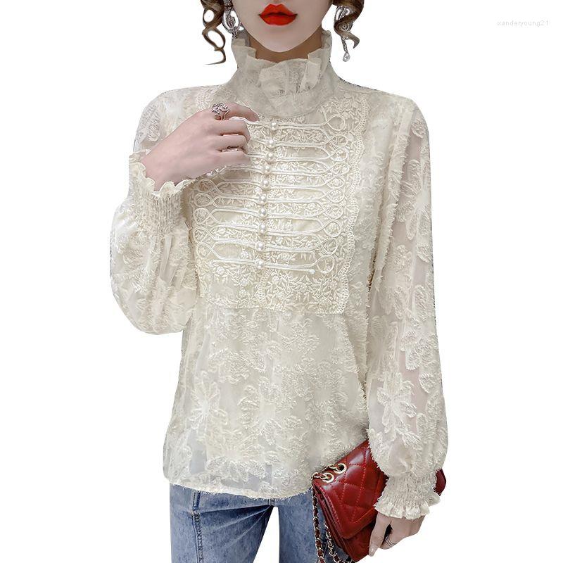Women' Blouses Women Spring Autumn Shirts Lady Fashion Casual Long Sleeve Turtleneck Collar Sexy Lace Blusas Tops MM2133, Beige
Women' Blouses Women Spring Autumn Shirts Lady Fashion Casual Long Sleeve Turtleneck Collar Sexy Lace Blusas Tops MM2133, Beige