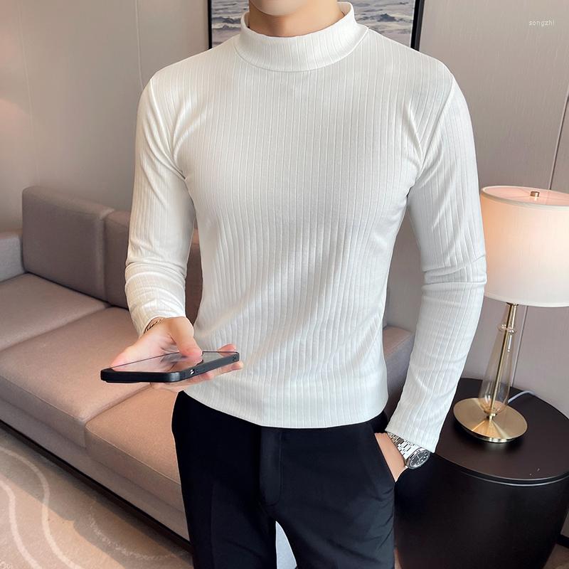 Men's T Shirts T-shirt Men Long Sleeve Knit With British Style Base Business Casual Half High Neck Bottom Plain Street Hip Hop, Black
Men's T Shirts T-shirt Men Long Sleeve Knit With British Style Base Business Casual Half High Neck Bottom Plain Street Hip Hop, Black