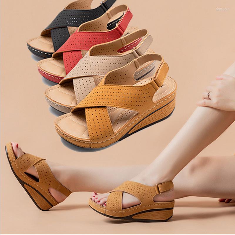 Sandals Women Summer Shoes Woman Ladies Sewing Hollow Out Wedges Female Casual Pu Leather Comfortable Retro Sandalisewd4, Black
Sandals Women Summer Shoes Woman Ladies Sewing Hollow Out Wedges Female Casual Pu Leather Comfortable Retro Sandalisewd4, Black