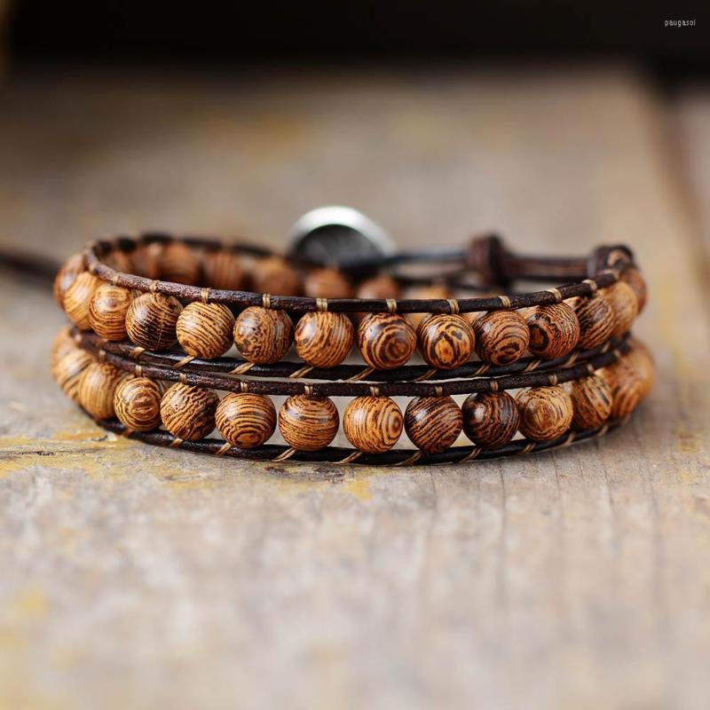 Strand Classic Men Women Wood Beads Leather Wrap Bracelet Steampunk 2 Spiritual Lovers Couples Jewelry Drop
Strand Classic Men Women Wood Beads Leather Wrap Bracelet Steampunk 2 Spiritual Lovers Couples Jewelry Drop