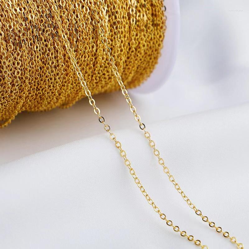 Chains 14K Package Gold Preservation Dispersion Chain Diy Handmade Collarbone Sweater Extension Necklace Material Flat Rolo
Chains 14K Package Gold Preservation Dispersion Chain Diy Handmade Collarbone Sweater Extension Necklace Material Flat Rolo