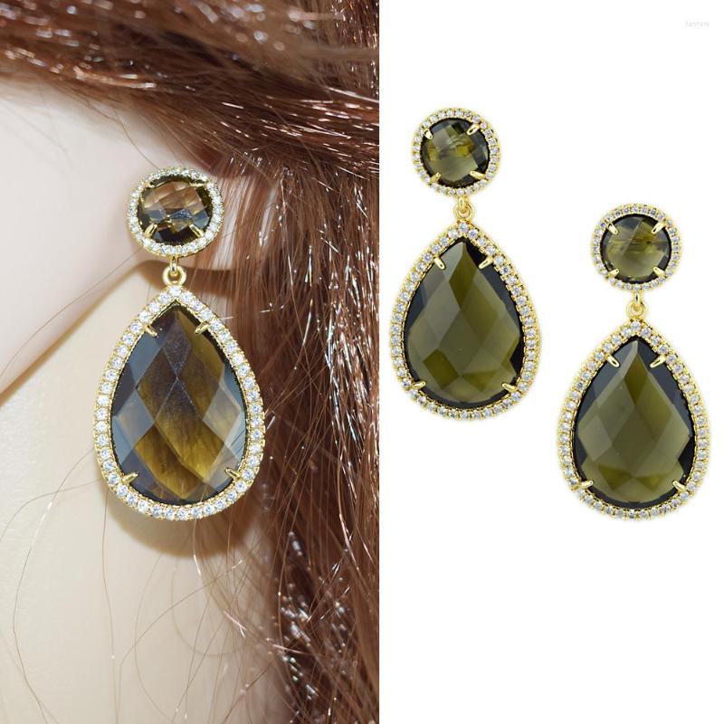 Dangle Earrings Trendy Water Drop Cubic Zircon CZ Crystal For Women Vintage Romantic Party Jewelry Brinco Feminino Gift
Dangle Earrings Trendy Water Drop Cubic Zircon CZ Crystal For Women Vintage Romantic Party Jewelry Brinco Feminino Gift