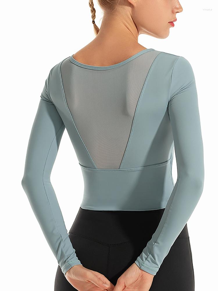 Active Shirts Yoga Women Mesh Stitching Cross Back Long Sleeves Tight Tops Woman Fitness T-shirt Female Gym Clothing, Pink
Active Shirts Yoga Women Mesh Stitching Cross Back Long Sleeves Tight Tops Woman Fitness T-shirt Female Gym Clothing, Pink
