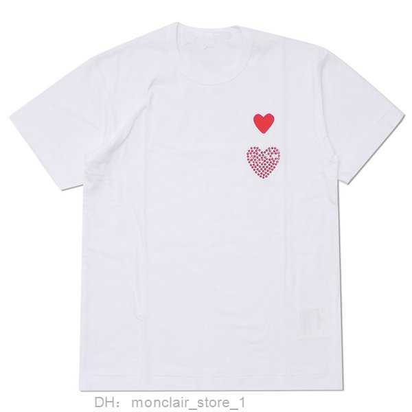 Men's T-shirts Play Fashion Cdg t Designer Red Heart Casual Women Commes Des Shirts Badge Quanlity Tshirts Cotton Embroidery Short Sleeve Summer Tee Top 8 8T72, 12
Men's T-shirts Play Fashion Cdg t Designer Red Heart Casual Women Commes Des Shirts Badge Quanlity Tshirts Cotton Embroidery Short Sleeve Summer Tee Top 8 8T72, 12