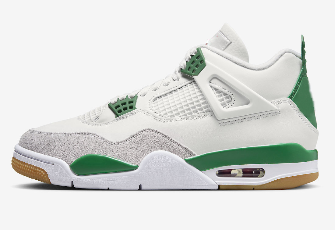 2023 Release Authentic SB 4 Pine Green Shoes Sail Neutral Grey White Men Outdoor Sports Outdoor Sneakers With Original box DR5415-103
2023 Release Authentic SB 4 Pine Green Shoes Sail Neutral Grey White Men Outdoor Sports Outdoor Sneakers With Original box DR5415-103
