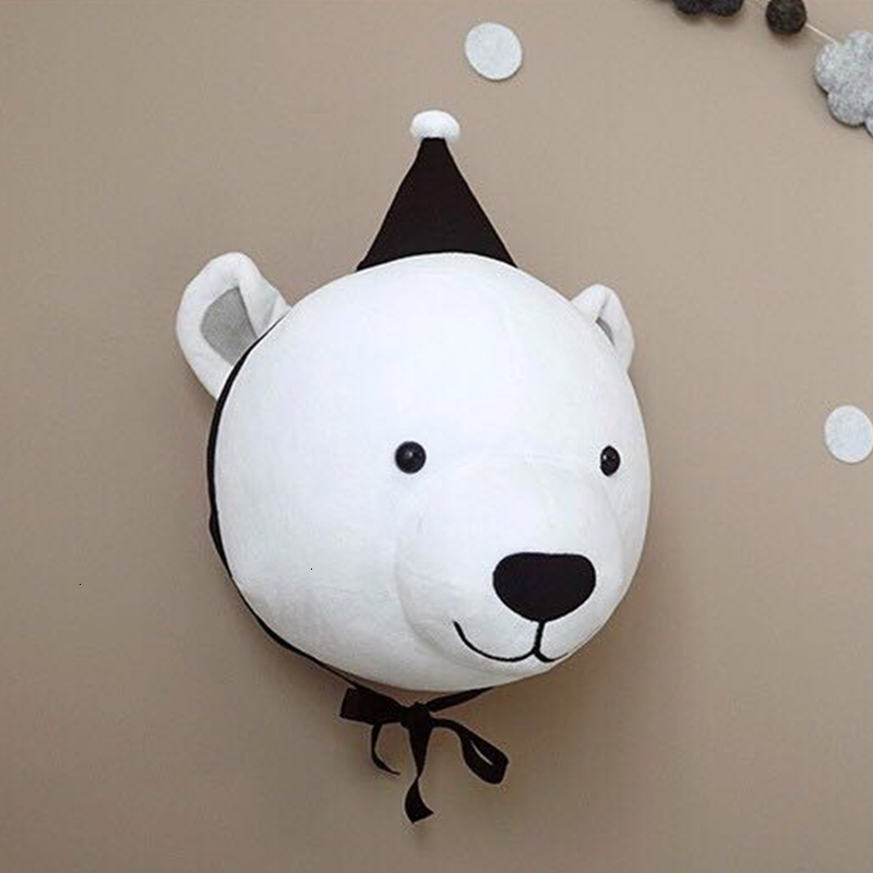Wall Decor Animal Head Bear Deer Elephant Wall Hanging Mount Stuffed Plush Toy Princess Doll for Girl Baby Kid Gift Nursery Room Wall Decor 230317
Wall Decor Animal Head Bear Deer Elephant Wall Hanging Mount Stuffed Plush Toy Princess Doll for Girl Baby Kid Gift Nursery Room Wall Decor 230317