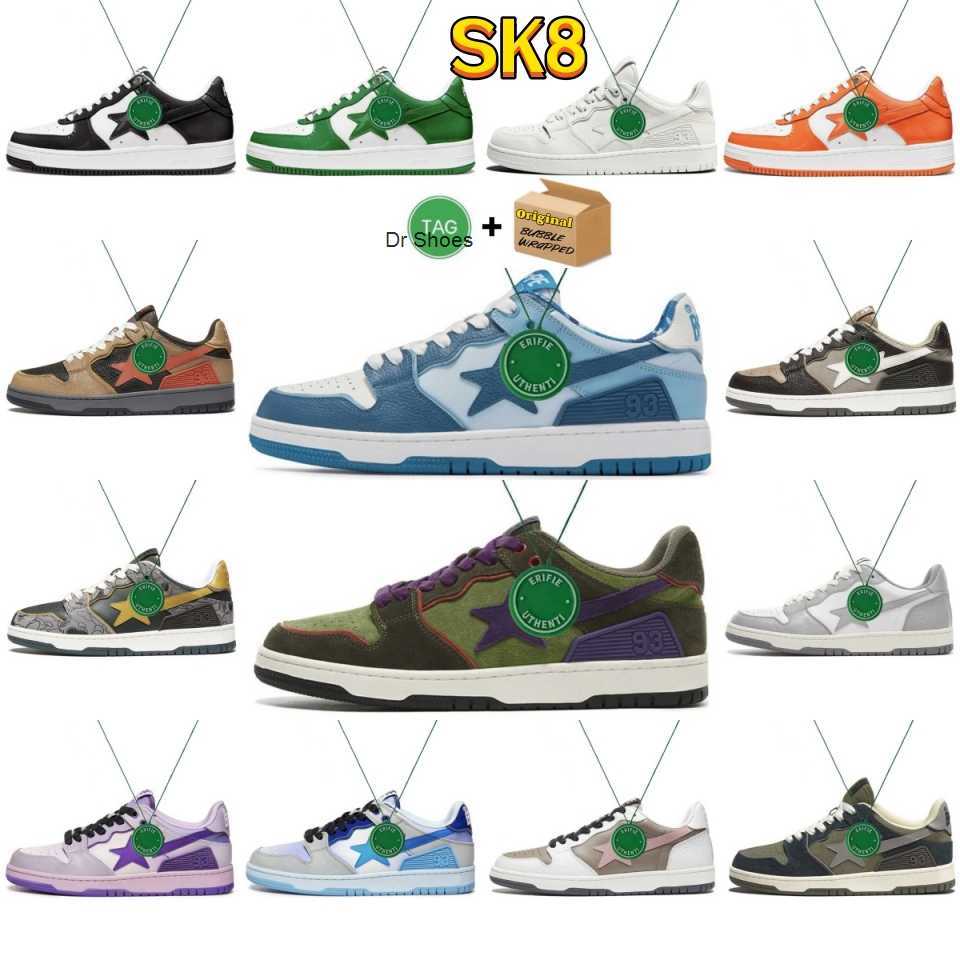 with box Bapestas casual shoes Baped Mens Womens Sk8 Shoes A BapeStars Sta Camo Black White Green Red Orange Pink Camouflage Designer
with box Bapestas casual shoes Baped Mens Womens Sk8 Shoes A BapeStars Sta Camo Black White Green Red Orange Pink Camouflage Designer