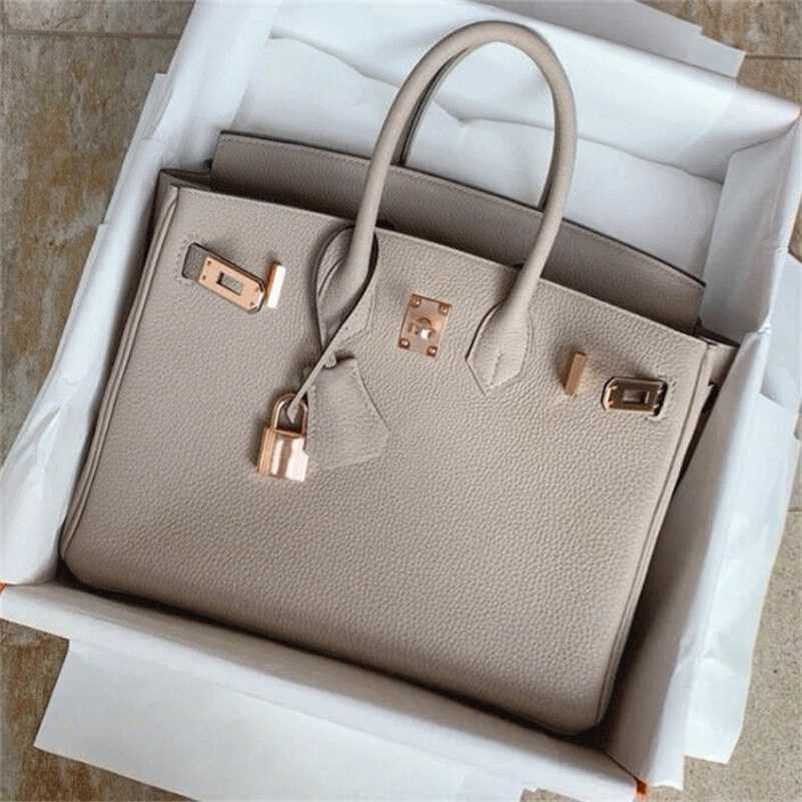 Designer Bag Birkins Handbags Large Leather Litchi Pattern Women's Hand Messenger Bride's Crocodile Pattern 1W2E zc, Crocodile red large (full leather
Designer Bag Birkins Handbags Large Leather Litchi Pattern Women's Hand Messenger Bride's Crocodile Pattern 1W2E zc, Crocodile red large (full leather