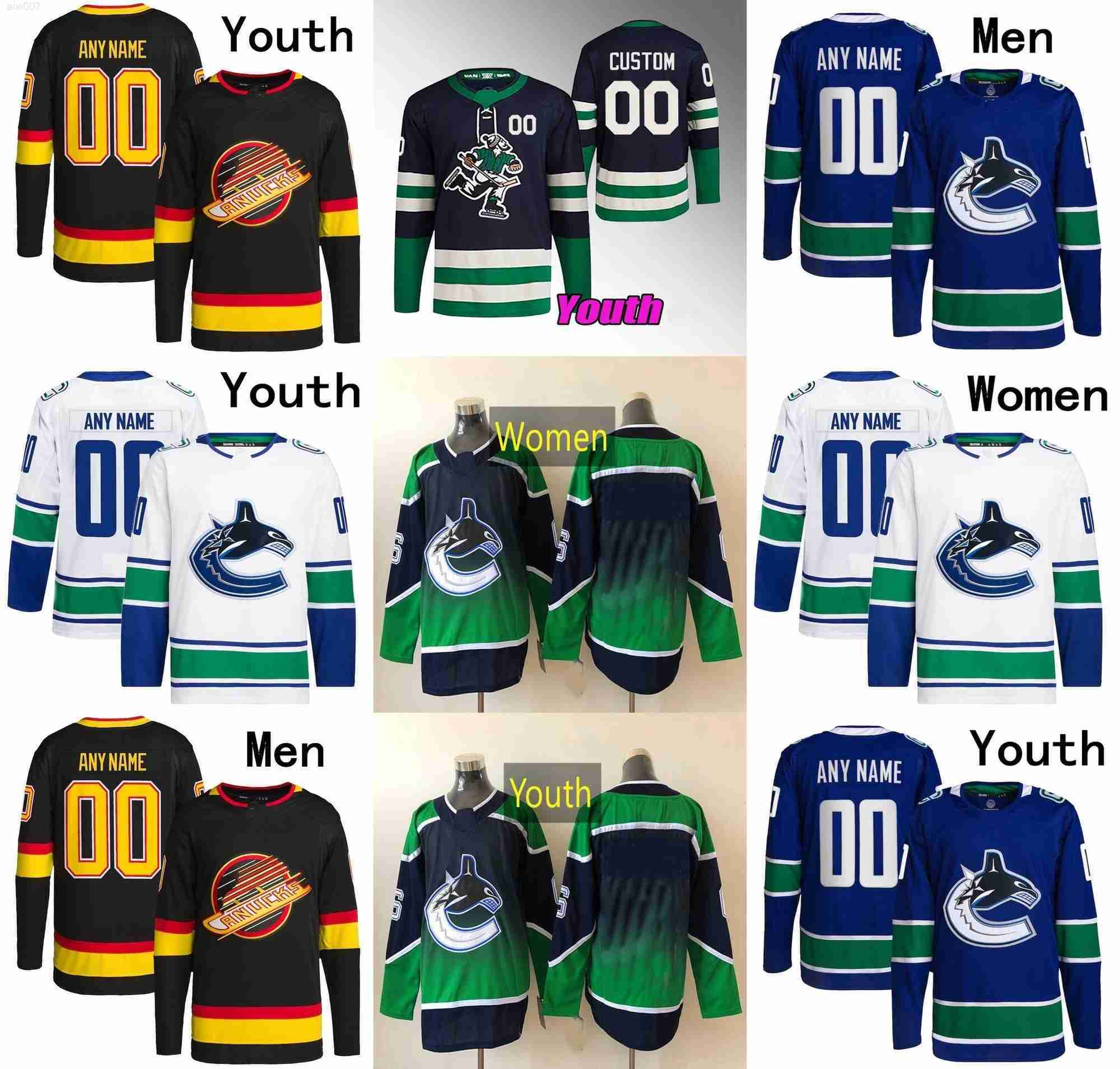 Vancouver Canucks Hockey Jerseys 40 Elias Pettersson 43 Quinn Hughes 9 J.T. Miller 96 Andrei Kuzmenko 6 Brock Boeser 8 Conor Garland 72 Anthony Beauvillier, Color
Vancouver Canucks Hockey Jerseys 40 Elias Pettersson 43 Quinn Hughes 9 J.T. Miller 96 Andrei Kuzmenko 6 Brock Boeser 8 Conor Garland 72 Anthony Beauvillier, Color