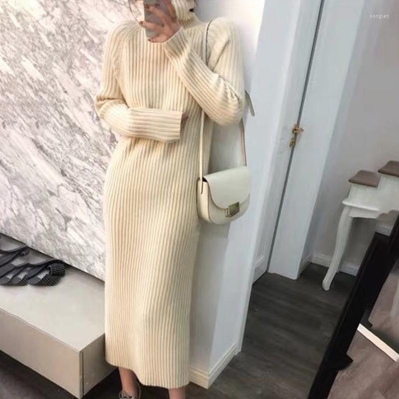 Casual Dresses Women Autumn Winter Elastic Cashmere Over The Knee Thick Sweater Dress Turtleneck Knitted, Black
Casual Dresses Women Autumn Winter Elastic Cashmere Over The Knee Thick Sweater Dress Turtleneck Knitted, Black