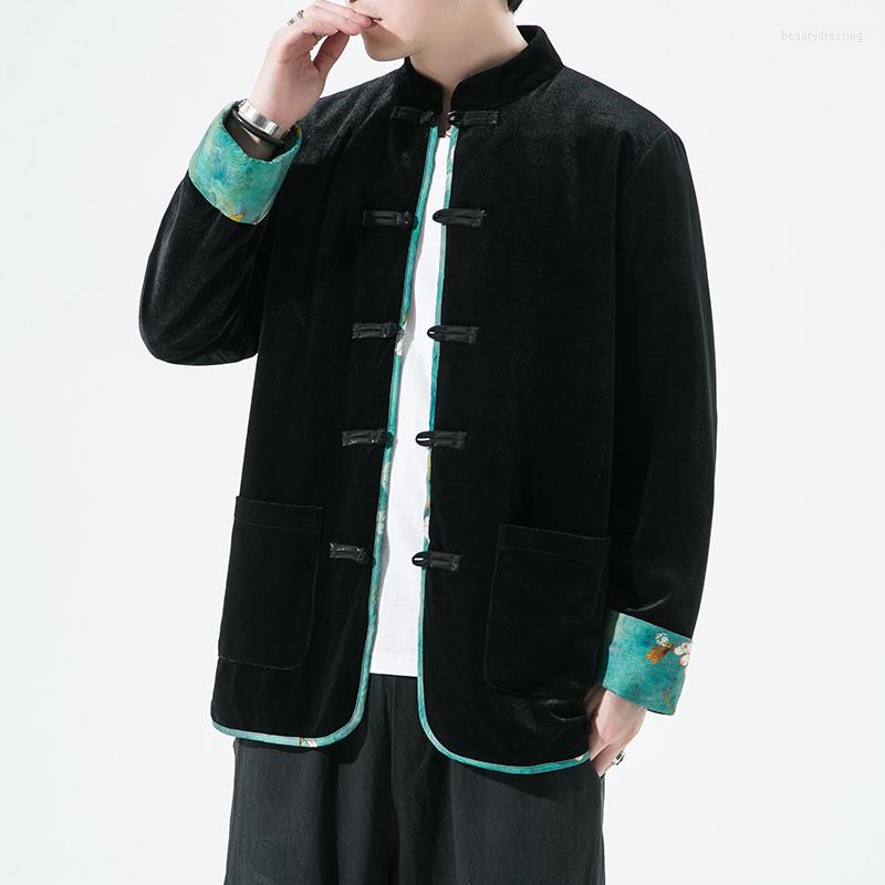 Men's Jackets Chinese Traditional Dress Loose Plus Size Corduroy Jacket Men Clothing Black Tang Suit Tai Chi Coats Ethnic Style Tops
Men's Jackets Chinese Traditional Dress Loose Plus Size Corduroy Jacket Men Clothing Black Tang Suit Tai Chi Coats Ethnic Style Tops