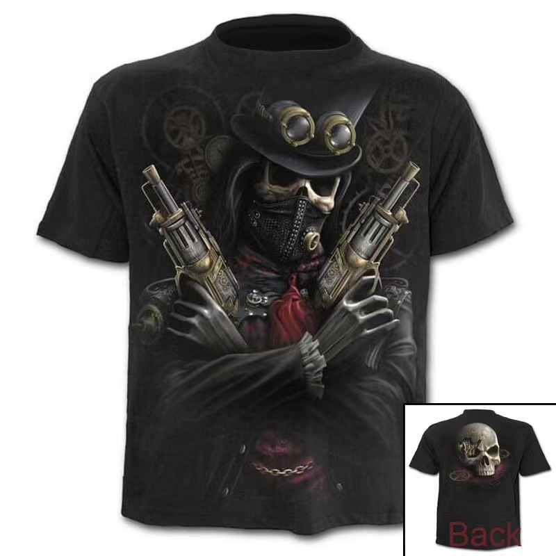 designer tshirt Design Fashion T-shirt Skull Head Casual Summer Large Skull 3D Digital Printing Short Sleeve Men's and Women's Couples t shirt, cotton spandex, Black
designer tshirt Design Fashion T-shirt Skull Head Casual Summer Large Skull 3D Digital Printing Short Sleeve Men's and Women's Couples t shirt, cotton spandex, Black