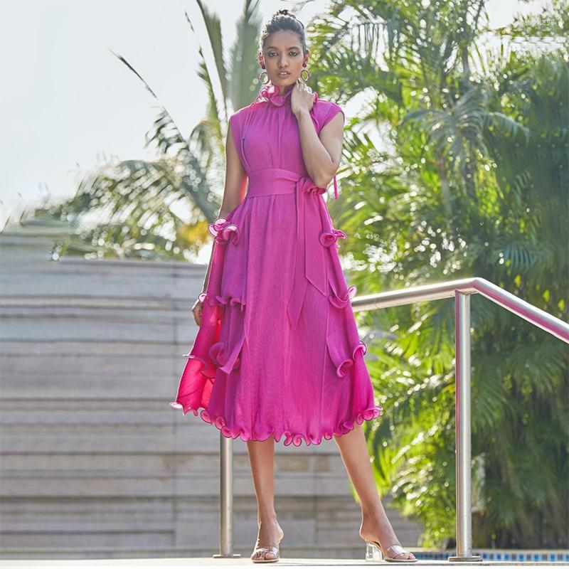Casual Dresses Kalenmos Pleated Woman Dress Ruffled Hem Solid Elegant Short Sleeve With Sashes Long Length Vintage 2023 Summer Fashion Spot, White
Casual Dresses Kalenmos Pleated Woman Dress Ruffled Hem Solid Elegant Short Sleeve With Sashes Long Length Vintage 2023 Summer Fashion Spot, White