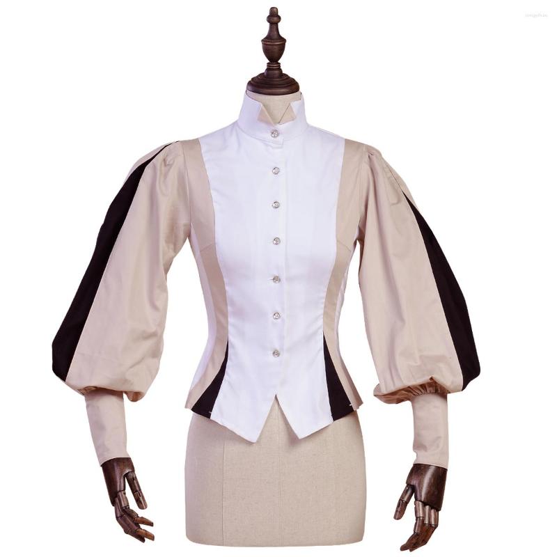 Women' Blouses Vintage Gothic Lolita Costume Women Shirt Lantern Sleeve Royal Court Tops Spring Summer Office Female Splice Cotton Blouse, Picture shown
Women' Blouses Vintage Gothic Lolita Costume Women Shirt Lantern Sleeve Royal Court Tops Spring Summer Office Female Splice Cotton Blouse, Picture shown