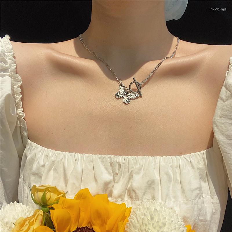 Chains Trendy Silver Color Butterfly Necklace For Women Charming Geometric Chain Choker Neckalce Party Jewelry Drop
Chains Trendy Silver Color Butterfly Necklace For Women Charming Geometric Chain Choker Neckalce Party Jewelry Drop