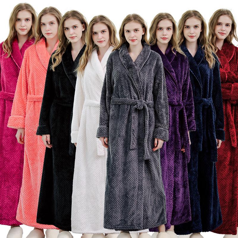 Women's Sleepwear Autumn Long Pajama Warm Women Winter Men Flannel Night-robe Soft Robe Bathrobe Loose Comfortable Home, Purple
Women's Sleepwear Autumn Long Pajama Warm Women Winter Men Flannel Night-robe Soft Robe Bathrobe Loose Comfortable Home, Purple