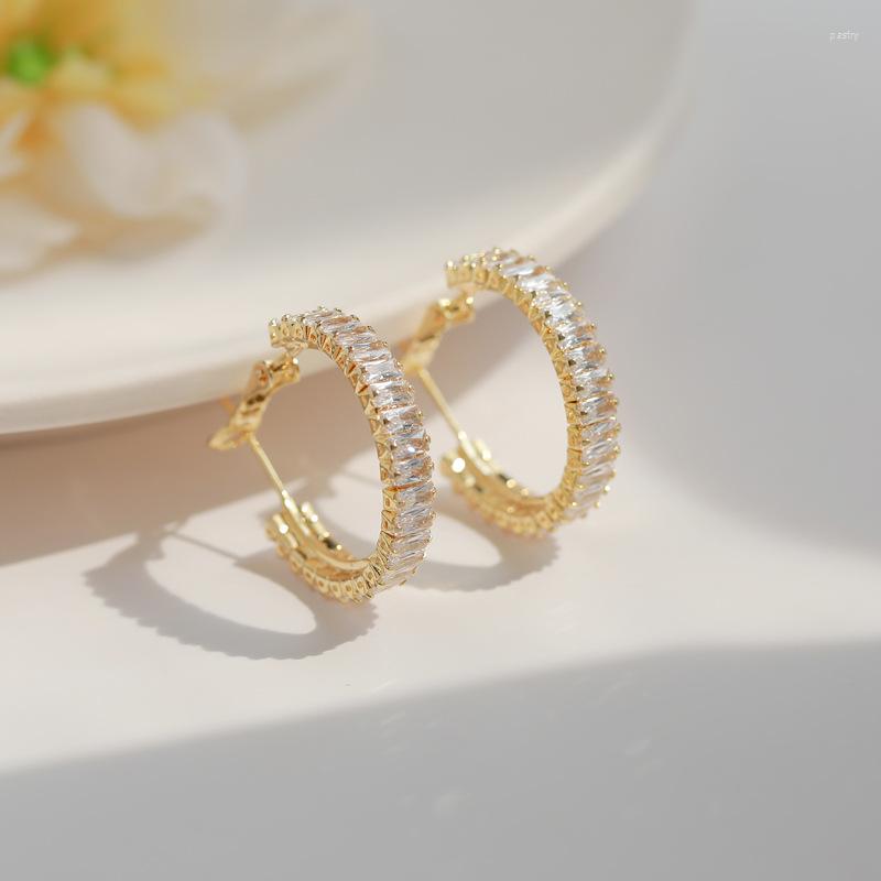 Stud Earrings Personality Creativity C Word Temperament Micro-inlaid Cubic Zircon 14K Real Gold For Women
Stud Earrings Personality Creativity C Word Temperament Micro-inlaid Cubic Zircon 14K Real Gold For Women