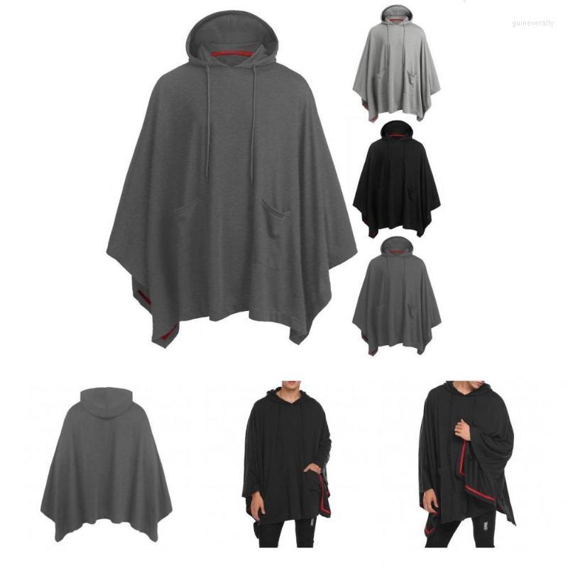 Men's Jackets Soft Great Casual Men Cloak Batwing Sleeve Coat Hat For Stage ShowMen's, Black
Men's Jackets Soft Great Casual Men Cloak Batwing Sleeve Coat Hat For Stage ShowMen's, Black