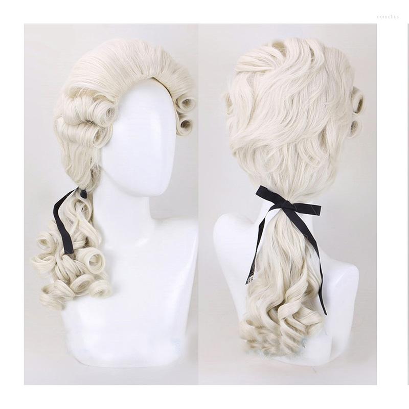 Anime Costumes Beige Lawyer Judge Pianist Music Performance Wig Cosplay Baroque Curly Colonial Historical Halloween Cap
Anime Costumes Beige Lawyer Judge Pianist Music Performance Wig Cosplay Baroque Curly Colonial Historical Halloween Cap