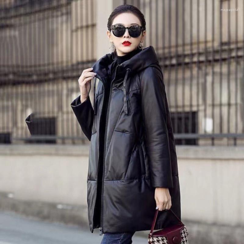 Women's Trench Coats Women's Mid-length Pu Leather Padded Jacket 2023 Winter Thick And Loose Keep Warm Cotton Clothes Commute Parkas, Black
Women's Trench Coats Women's Mid-length Pu Leather Padded Jacket 2023 Winter Thick And Loose Keep Warm Cotton Clothes Commute Parkas, Black