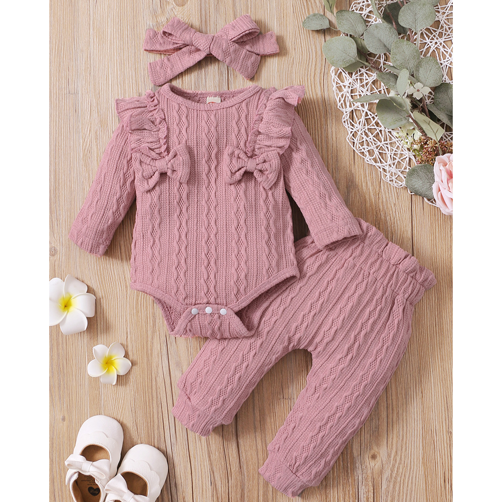 Clothing Sets Baby Girl Clothes Set Autumn Winter Toddler Girls Clothes Bow Pink Long Sleeve Romper Pants Infant Fashion Baby Outfit 230317, Multi
Clothing Sets Baby Girl Clothes Set Autumn Winter Toddler Girls Clothes Bow Pink Long Sleeve Romper Pants Infant Fashion Baby Outfit 230317, Multi