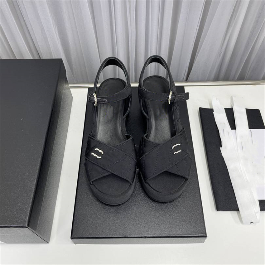Summer Popular Women Sandals 2023 Channel Luxury Brand Business Dress Wedding Party Leather High Heels Casual Flat Slippers 07-02
Summer Popular Women Sandals 2023 Channel Luxury Brand Business Dress Wedding Party Leather High Heels Casual Flat Slippers 07-02
