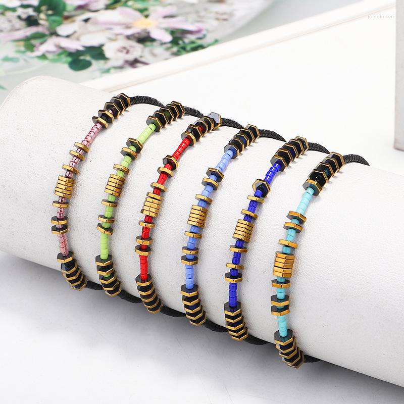 Charm Bracelets Meetvii Boho Style Lucky Small Beads Bracelet & Bangle Women Men Handmade Macarone Unisex Wristband Jewelry
Charm Bracelets Meetvii Boho Style Lucky Small Beads Bracelet & Bangle Women Men Handmade Macarone Unisex Wristband Jewelry