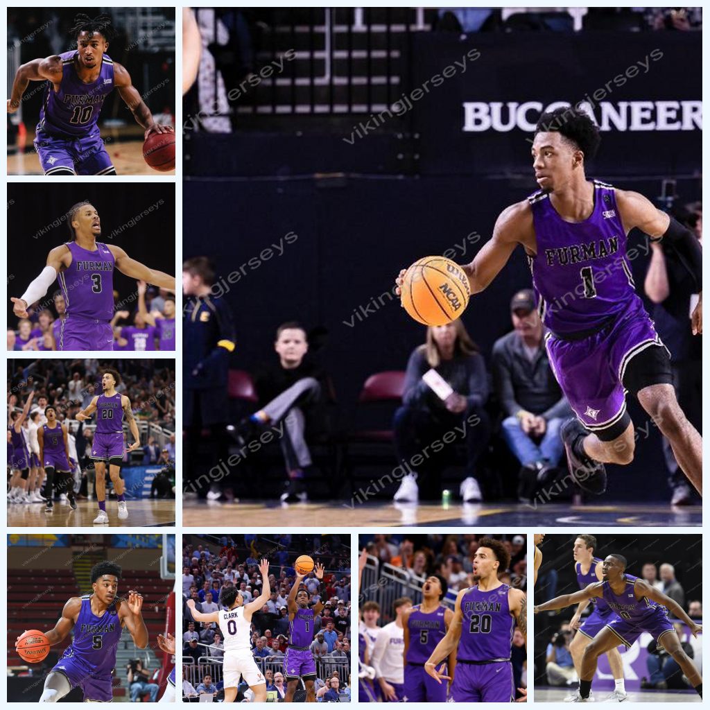 NCAA Furman Paladins College Basketball Jersey Jalen Slawson JP Pegues Marcus Foster Alex Williams Carter Whitt Ben VanderWal Davis Molnar Rett Lister Blake Harris, Purple
NCAA Furman Paladins College Basketball Jersey Jalen Slawson JP Pegues Marcus Foster Alex Williams Carter Whitt Ben VanderWal Davis Molnar Rett Lister Blake Harris, Purple