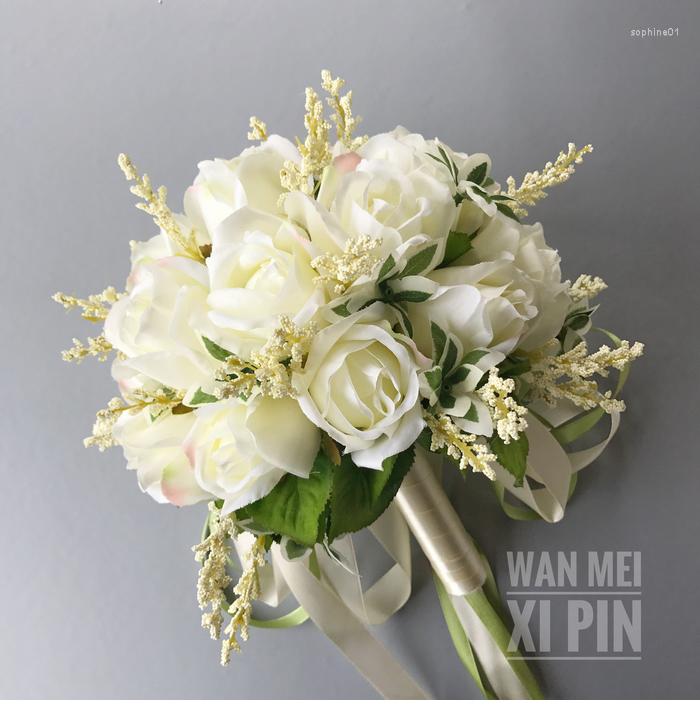 Wedding Flowers Artificial RoseFlower Bouquet De Mariage Handmade Leaves Bridesmaid Bouquets
Wedding Flowers Artificial RoseFlower Bouquet De Mariage Handmade Leaves Bridesmaid Bouquets