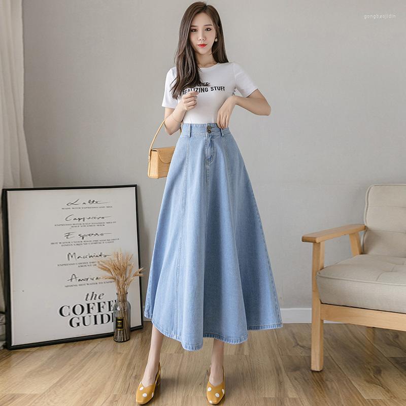 Skirts Denim Skirt Women Spring Summer 2023Fashion Casual Empire Waist All-match Jeans Slim Long A-Line Umbrella Hem Female, Dark blue
Skirts Denim Skirt Women Spring Summer 2023Fashion Casual Empire Waist All-match Jeans Slim Long A-Line Umbrella Hem Female, Dark blue