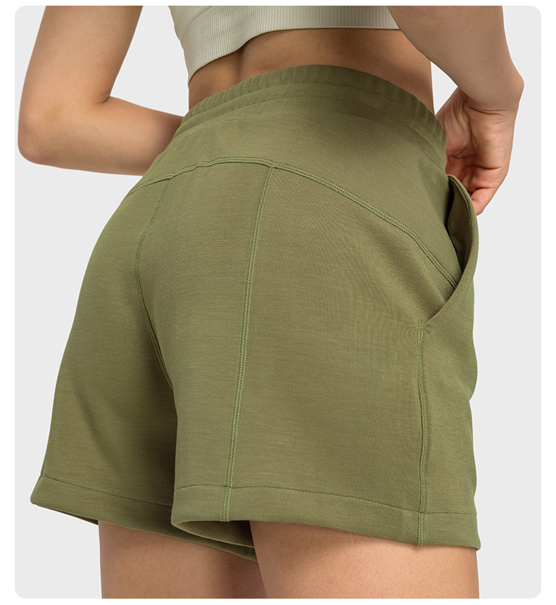Womens Yoga Shorts Exercise Short Soft Fitness Wear Pants Girls Running Shorts Elastic Female Pants Sportswear