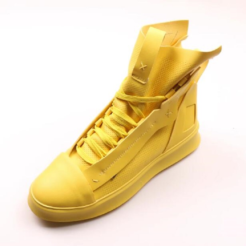 Triple comfortabl Fashion Men Yellow Casual Shoes High Top Lace Up Trending Man Leisure Shoes Platform Hip Hop Zapatos White D2A49
Triple comfortabl Fashion Men Yellow Casual Shoes High Top Lace Up Trending Man Leisure Shoes Platform Hip Hop Zapatos White D2A49