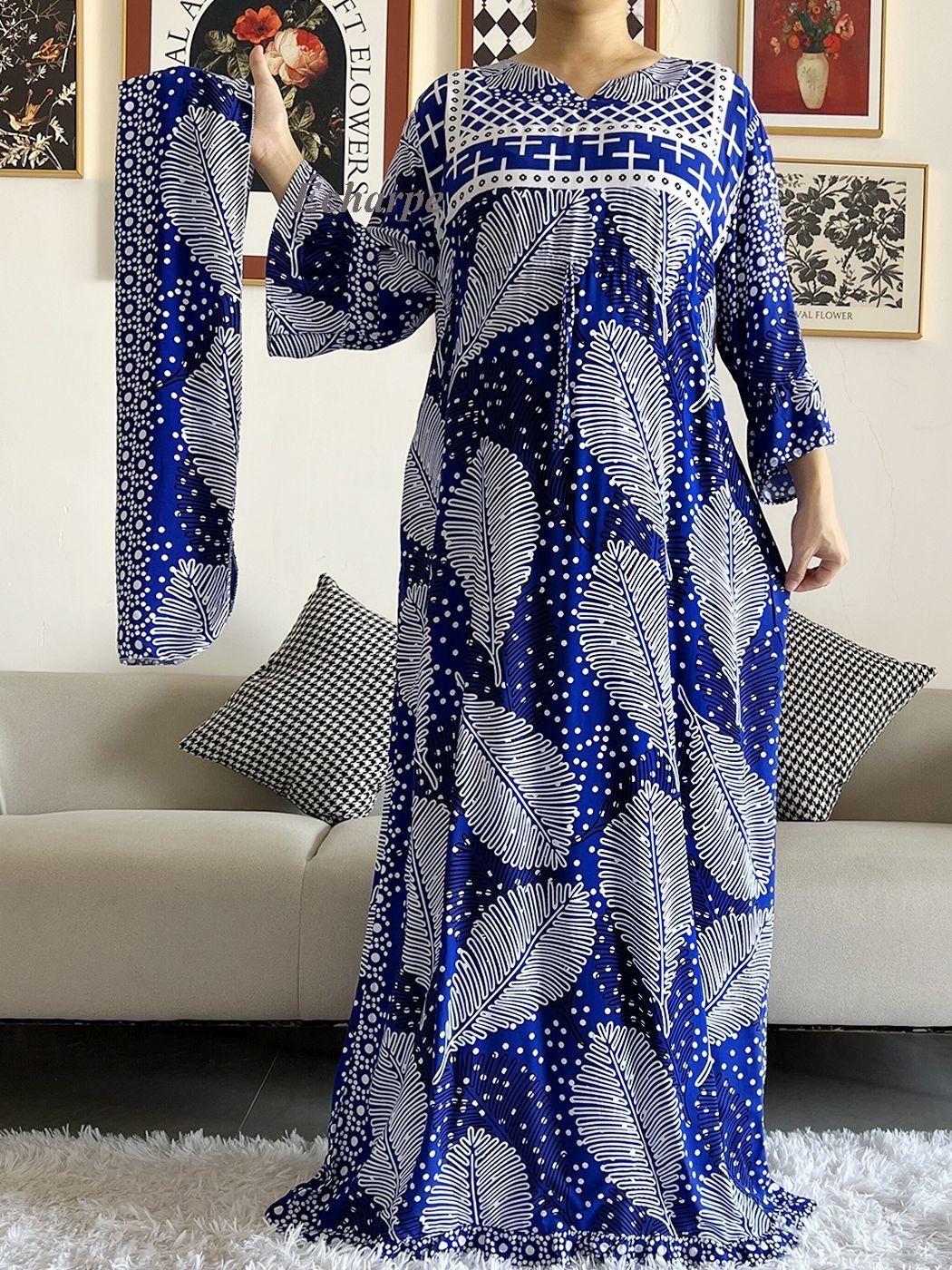 Ethnic Clothing Style African Dashiki Print Long Sleeve Loose Cotton Elegant Women Abaya Dress Summer Maxi Casual Dresses Vestidos 230317
Ethnic Clothing Style African Dashiki Print Long Sleeve Loose Cotton Elegant Women Abaya Dress Summer Maxi Casual Dresses Vestidos 230317