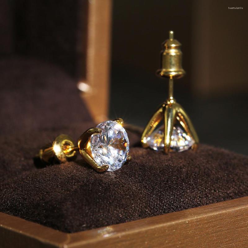 Stud Earrings Huitan Korean Style Earring For Women Simple Stylish Design Round Cubic Zirconia Crystal Shiny Versatile Statement
Stud Earrings Huitan Korean Style Earring For Women Simple Stylish Design Round Cubic Zirconia Crystal Shiny Versatile Statement