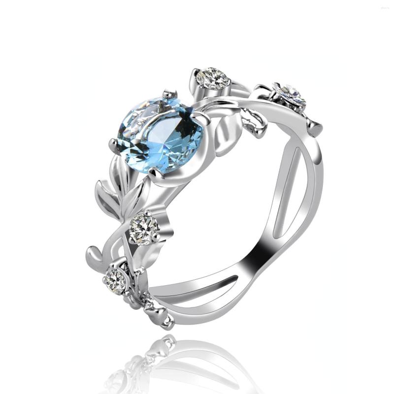 Wedding Rings Fashion Elegant Women's Flower Ring Exquisite Zircon Colour Gem Silver Plated Jewelry
Wedding Rings Fashion Elegant Women's Flower Ring Exquisite Zircon Colour Gem Silver Plated Jewelry