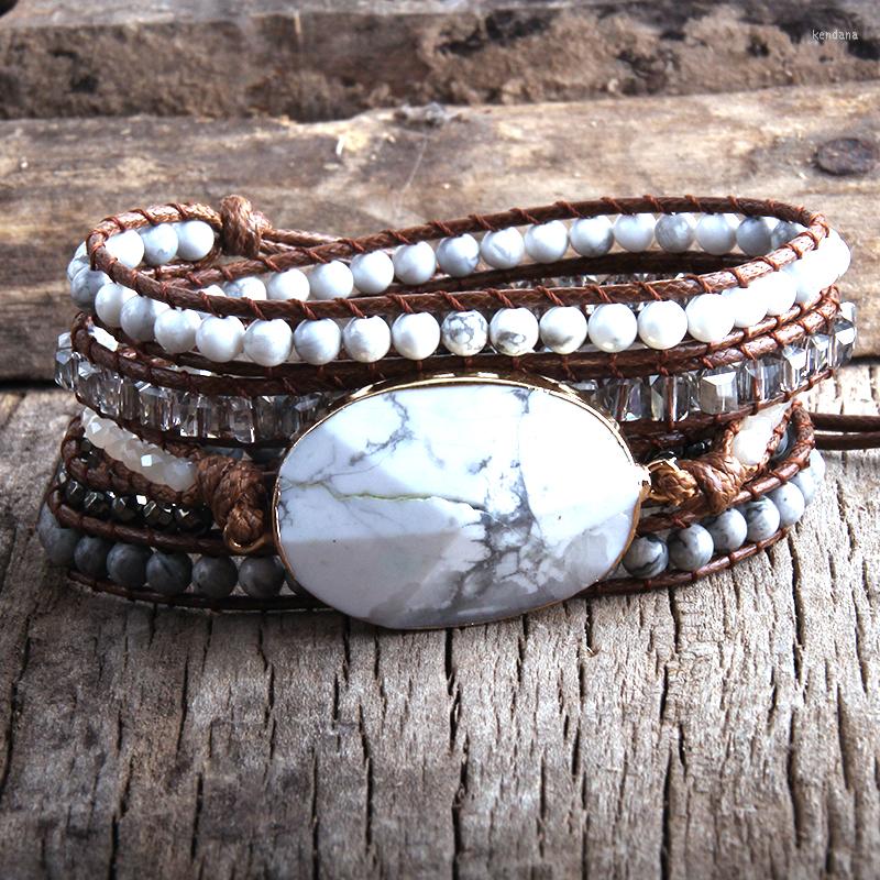 Charm Bracelets RH Fashion Boho Bracelet Jewelry Mixed Natural Stones/Crystal And Stone 5 Strands Women Wrap Drop
Charm Bracelets RH Fashion Boho Bracelet Jewelry Mixed Natural Stones/Crystal And Stone 5 Strands Women Wrap Drop
