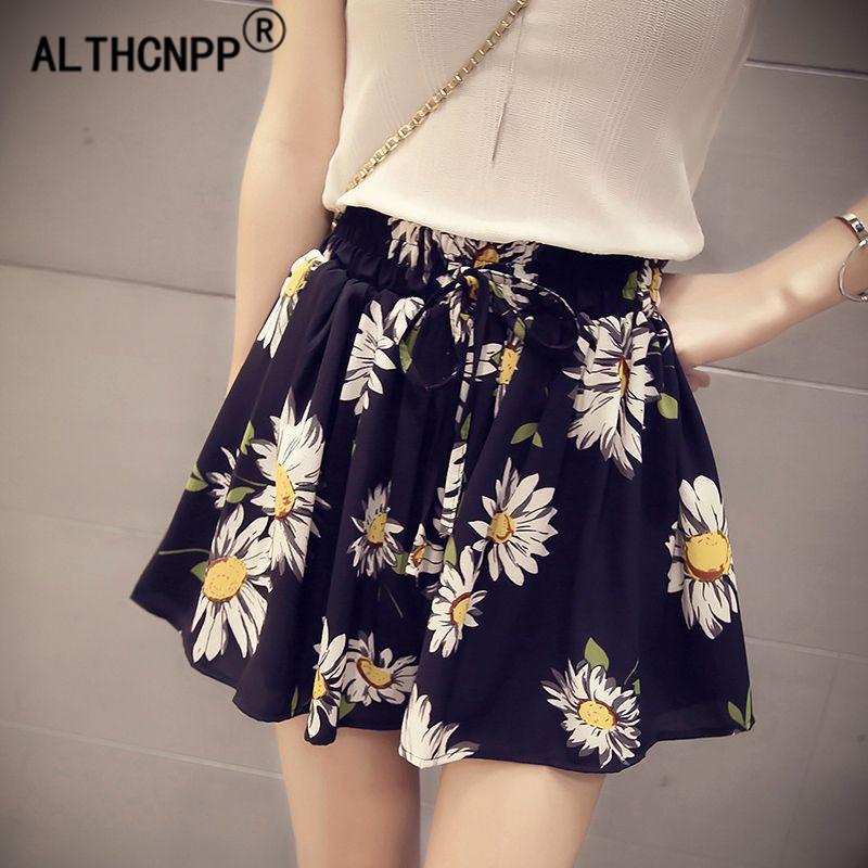 Women's Shorts Women Summer Beach Sweet Chiffon Skirt High Waist Femme Loose Wide Leg With, Floral women shorts
Women's Shorts Women Summer Beach Sweet Chiffon Skirt High Waist Femme Loose Wide Leg With, Floral women shorts