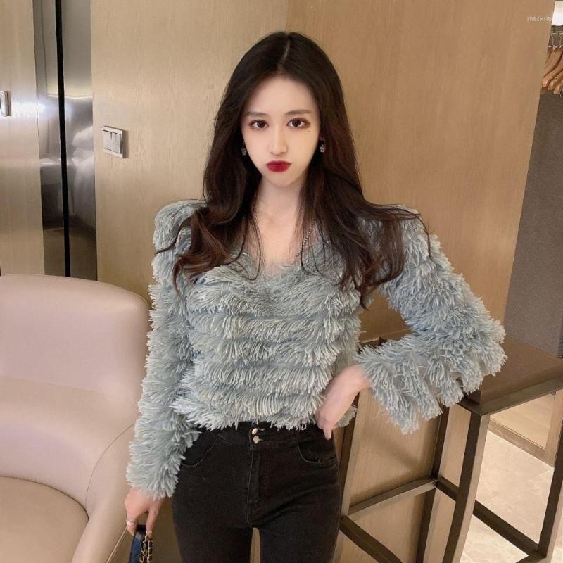 Women' T Shirts Autumn Chic O-Neck Tassels Undershirts Tees Furry T-Shirts Long-sleeved Fringed Pullover Bottoming Fluffy Jumpers Tops, Black
Women' T Shirts Autumn Chic O-Neck Tassels Undershirts Tees Furry T-Shirts Long-sleeved Fringed Pullover Bottoming Fluffy Jumpers Tops, Black