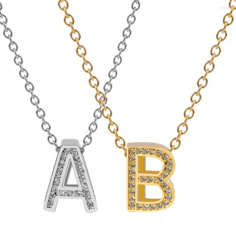 Chains Fashion A-Z Initials Gold Color Chooses Micro Pave CZ Letter Pendant Necklaces For Men Women Charm Chain Jewelry Gift
Chains Fashion A-Z Initials Gold Color Chooses Micro Pave CZ Letter Pendant Necklaces For Men Women Charm Chain Jewelry Gift