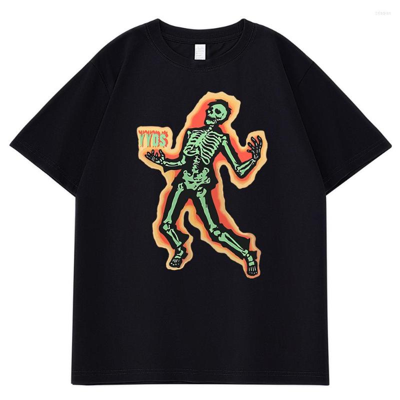 Men' T Shirts Personality Brand Men T-Shirts Angry Skeleton YYDS Printed Tee Clothing European And American Street Fashion Short Sleeves, White
Men' T Shirts Personality Brand Men T-Shirts Angry Skeleton YYDS Printed Tee Clothing European And American Street Fashion Short Sleeves, White