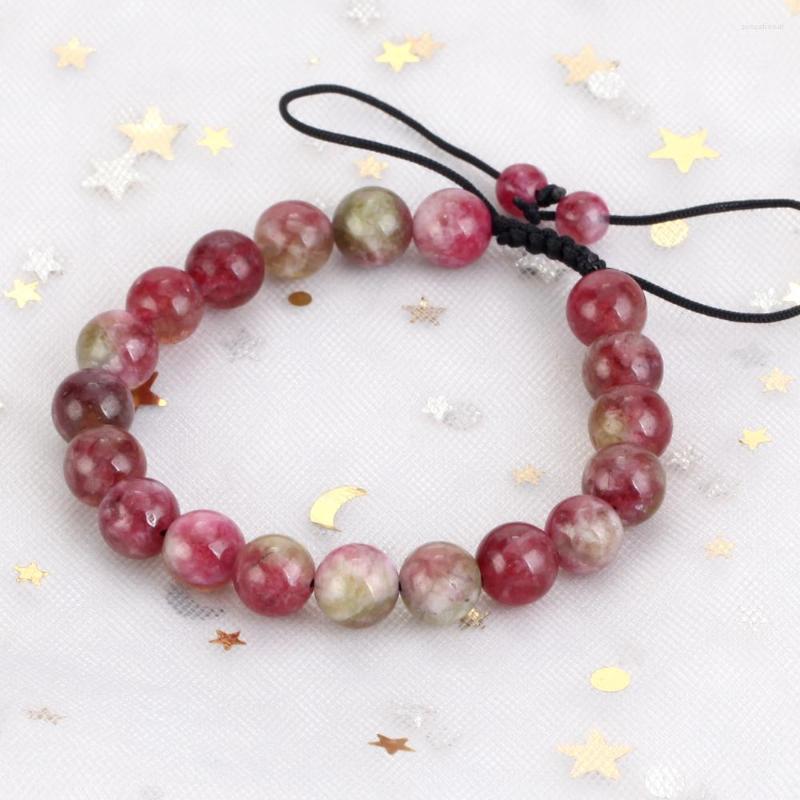 Strand 6/8mm Natural Watermelon Tourmaline Jades Bracelet Adjustable Braided Rope Bangles For Men Women Jewelry Gift Healing Energy
Strand 6/8mm Natural Watermelon Tourmaline Jades Bracelet Adjustable Braided Rope Bangles For Men Women Jewelry Gift Healing Energy