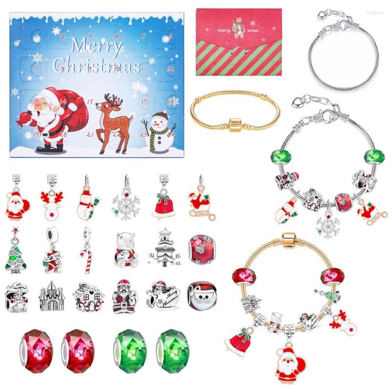 Charm Bracelets Christmas Advent Calendar Jewelry DIY Charms Pendants Bracelet Making Kit For Kids Countdown Gifts
Charm Bracelets Christmas Advent Calendar Jewelry DIY Charms Pendants Bracelet Making Kit For Kids Countdown Gifts