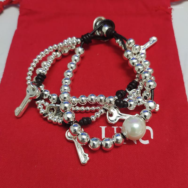 Charm Bracelets Yisheng Alloy Bead Bracelet Silver Clasp Fashion With Logo Wholesale 2023 European Gift
Charm Bracelets Yisheng Alloy Bead Bracelet Silver Clasp Fashion With Logo Wholesale 2023 European Gift