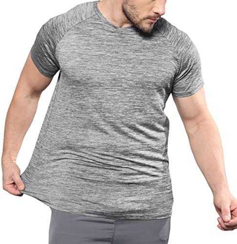Tshirts for mens fashion sport shirts slim fit t-shirt men short sleeve shirts workout v neck tee shirt topCNPM, Black
Tshirts for mens fashion sport shirts slim fit t-shirt men short sleeve shirts workout v neck tee shirt topCNPM, Black