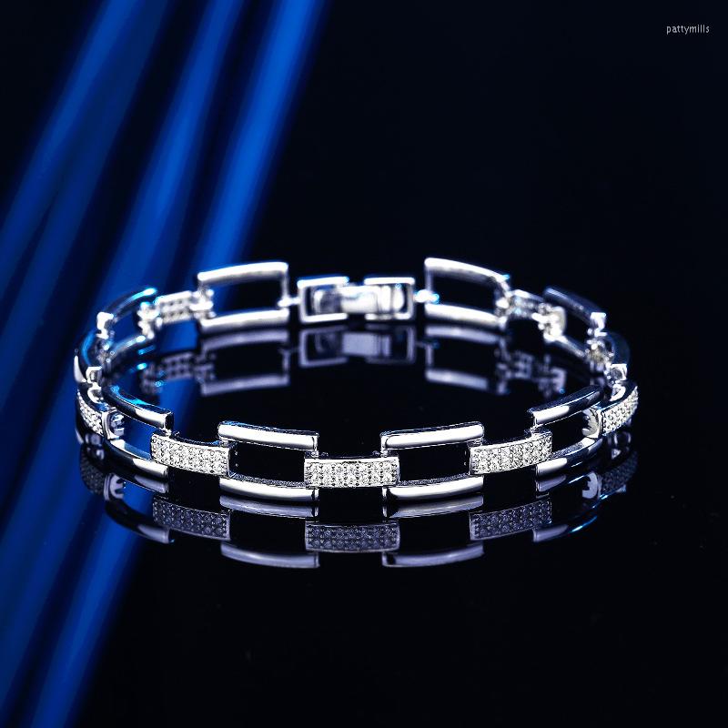 Link Bracelets Semi-precious Zircon Bracelet Simple Style Elegant Birthday Christmas Wedding Anniversary Gift
Link Bracelets Semi-precious Zircon Bracelet Simple Style Elegant Birthday Christmas Wedding Anniversary Gift