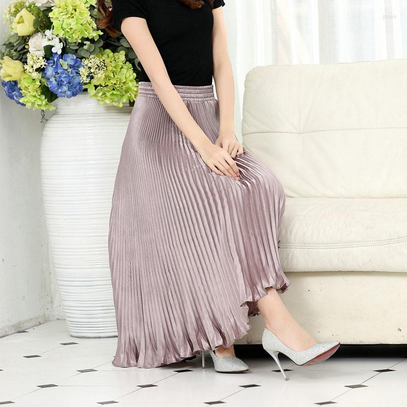 Skirts Midi Pleated Skirt Women Fashion Korean High Waist Spring Summer Long Female Elegant Solid Sun School Femme, Black
Skirts Midi Pleated Skirt Women Fashion Korean High Waist Spring Summer Long Female Elegant Solid Sun School Femme, Black