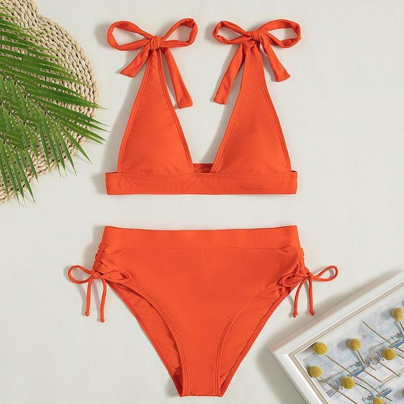 Women' Swimwear Stylish Sexy Push Up Split Swimming Suit Bikini Set Quick Drying Side Shirring, Orange
Women' Swimwear Stylish Sexy Push Up Split Swimming Suit Bikini Set Quick Drying Side Shirring, Orange